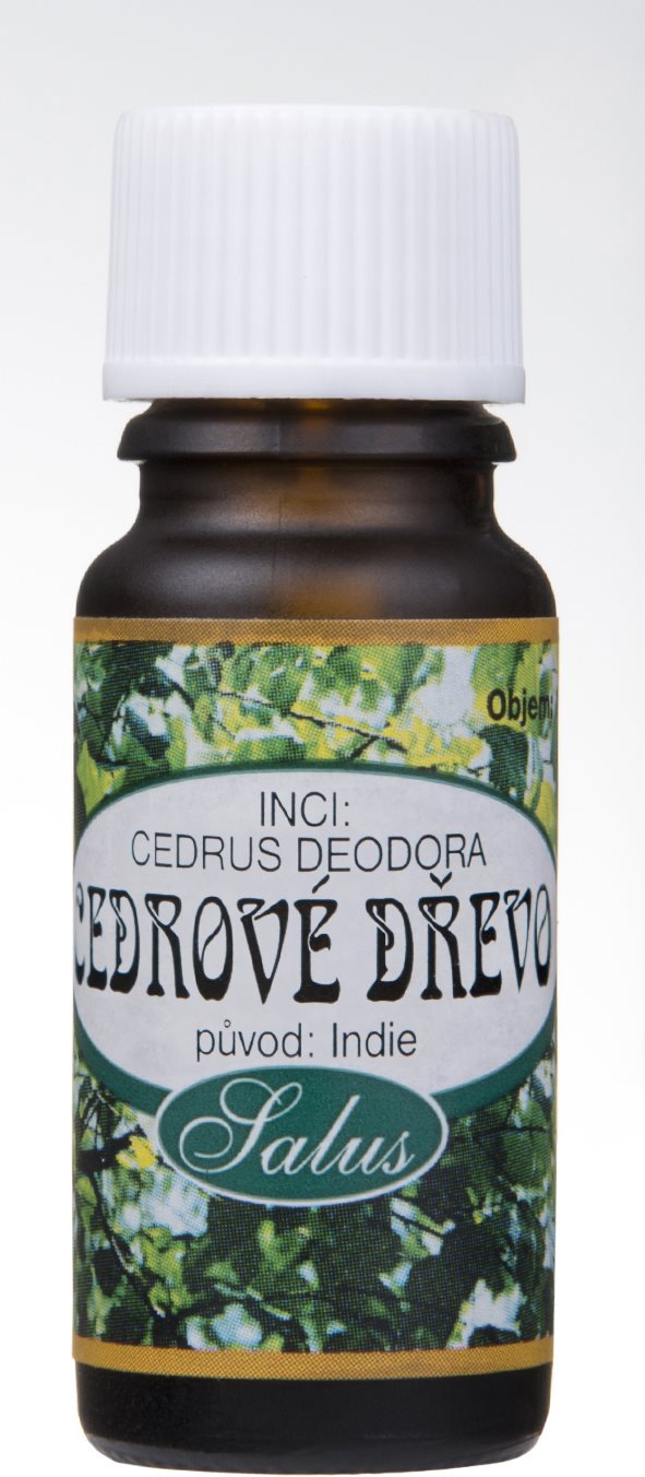 Saloos 100 % prírodný esenciálny olej, Cédrové drevo, 10 ml