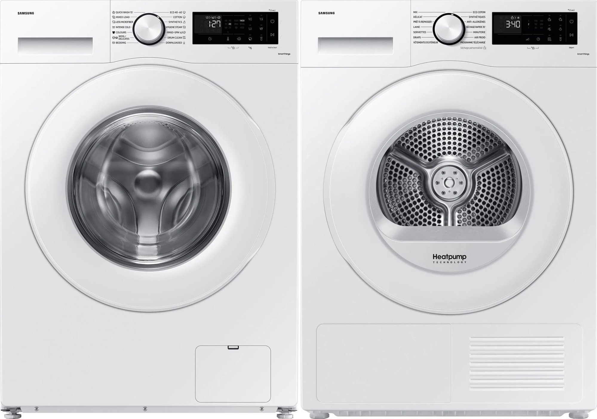 SAMSUNG WW90CGC04DTELE + SAMSUNG DV90DG52A0TELE