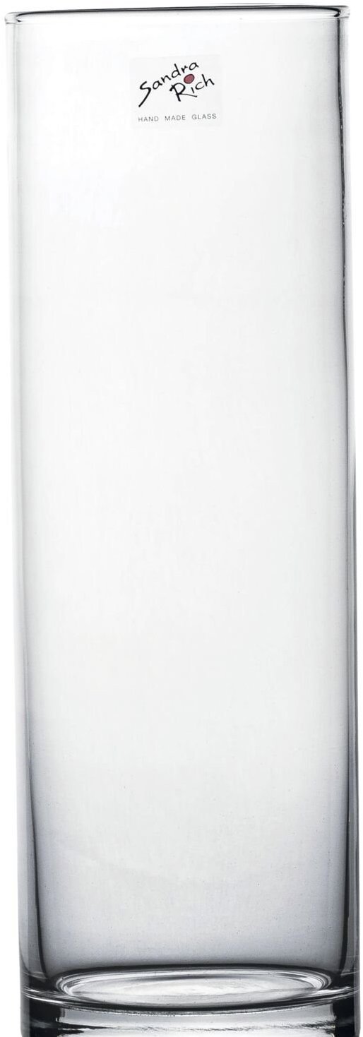 Sandra Rich Cyli Váza sklenená 30 cm, priemer 10 cm