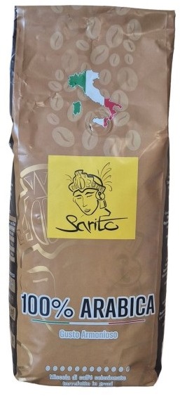 Sarito 100 % Arabica, zrnková káva, 1000 g