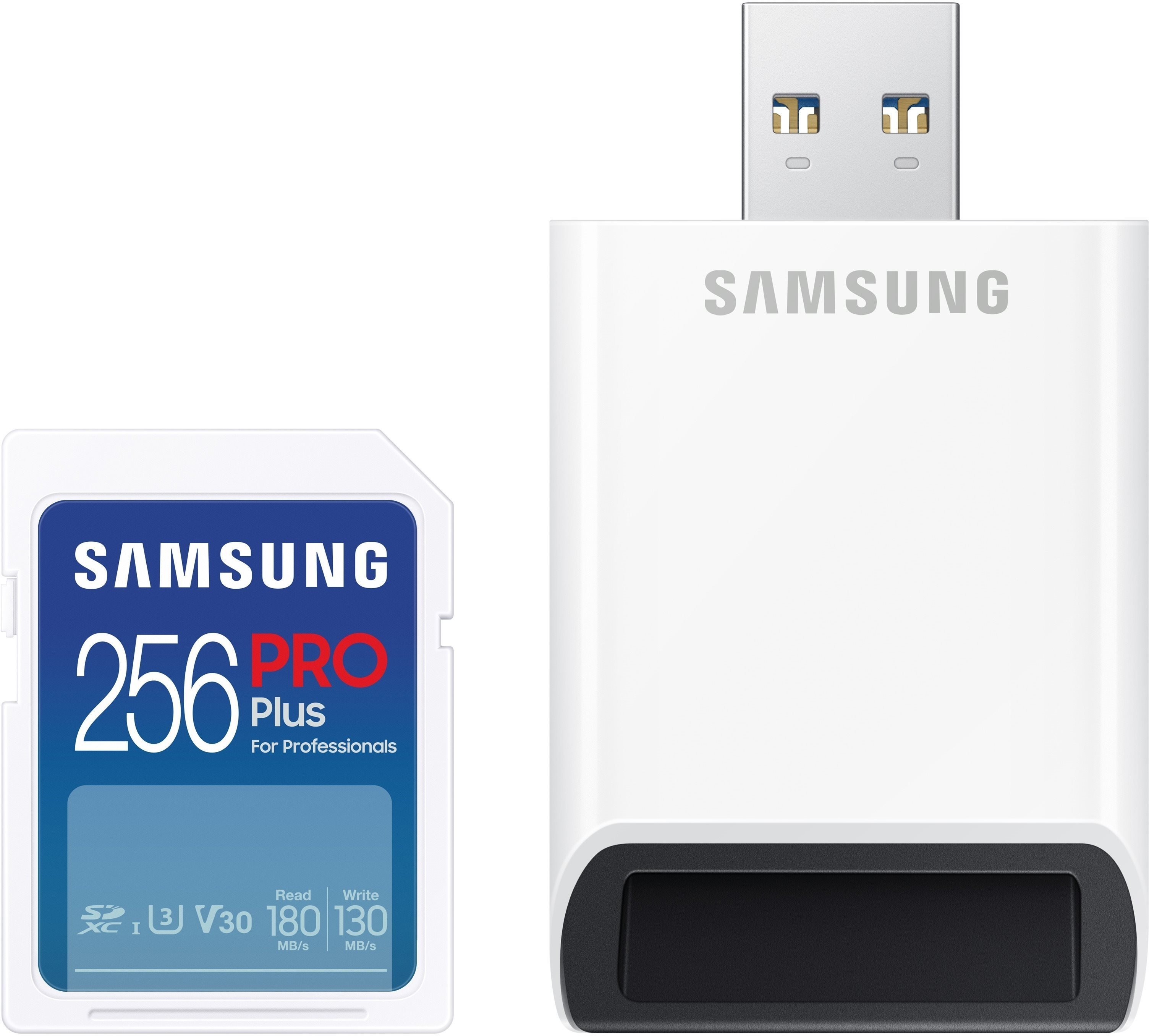 Samsung SDXC 256 GB PRO PLUS + USB adaptér (2023)