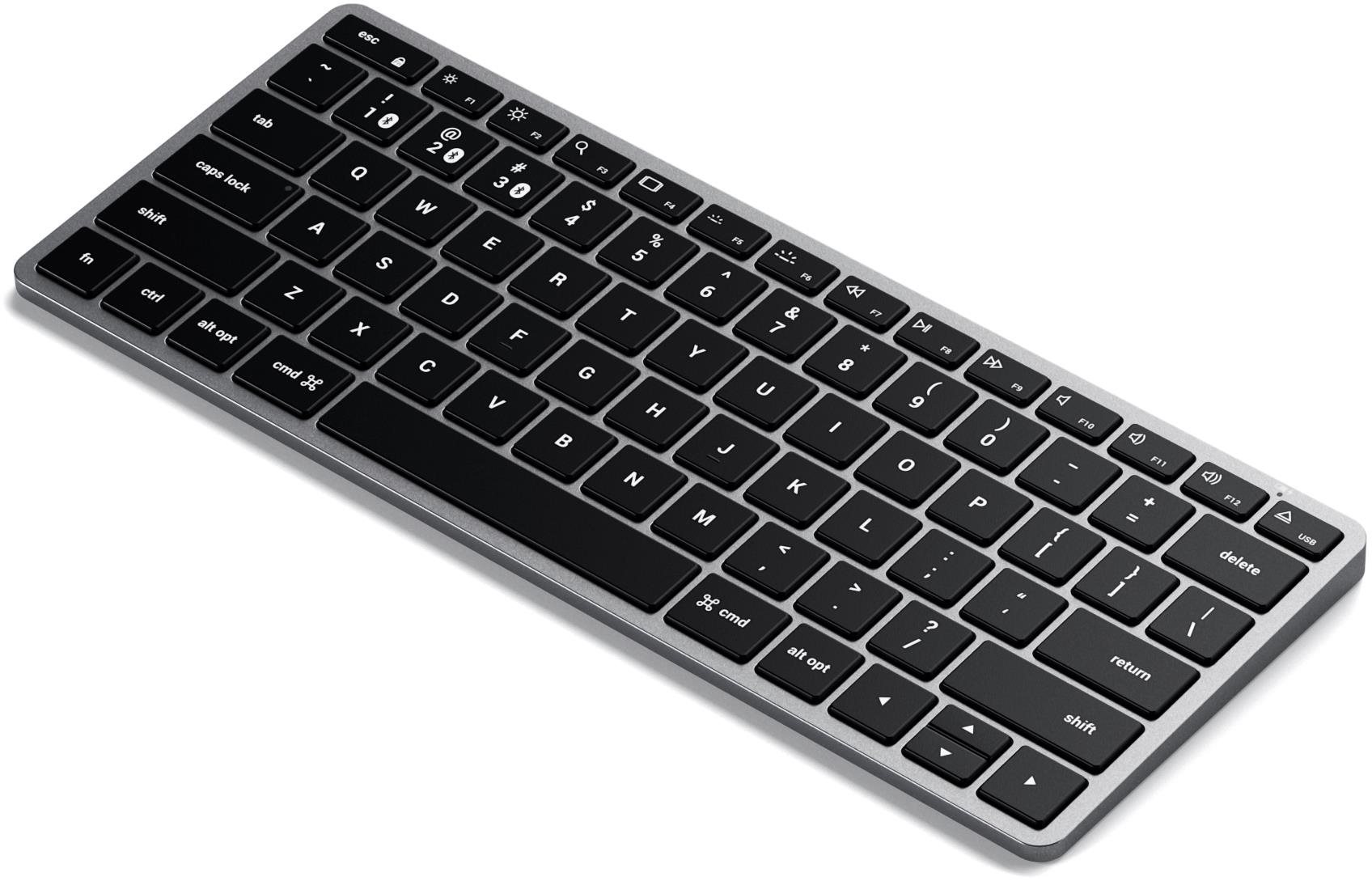 Satechi Slim X1 Bluetooth BACKLIT Wireless Keyboard – Space Grey – US