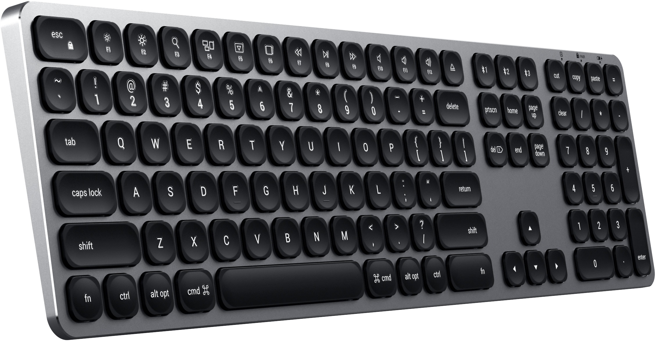 Satechi Aluminum Bluetooth Wireless Keyboard for Mac – Space Gray – US