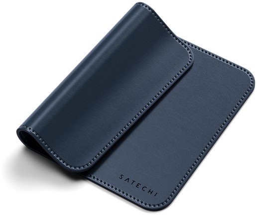 Satechi Vegan-Leather Premium Mouse Pad – Blue