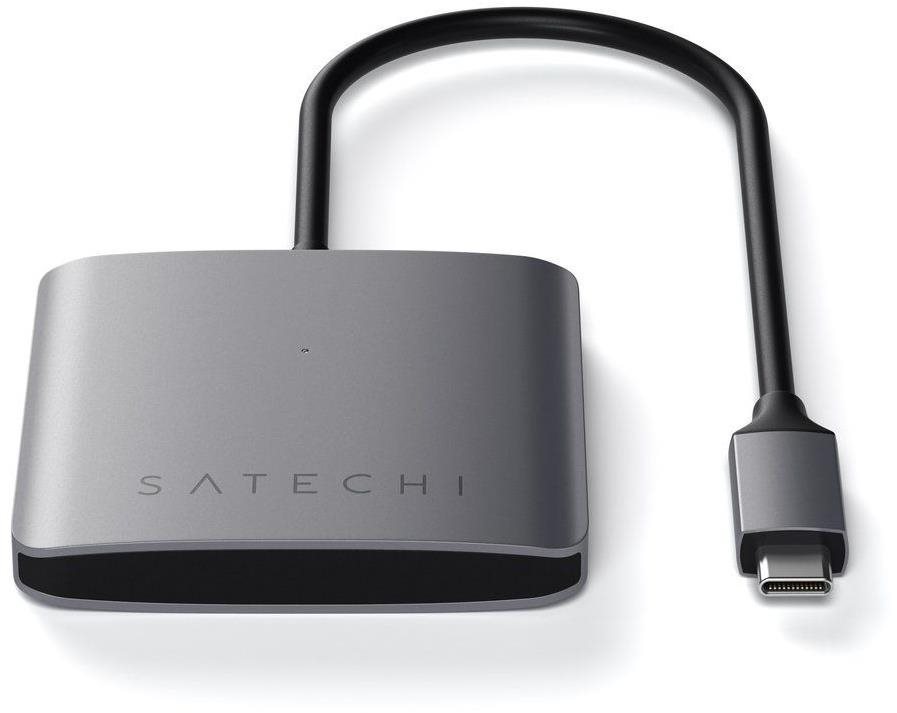Satechi 4-PORT USB-C Hub (4× USB-C up to 5 Gbps) – Space Grey