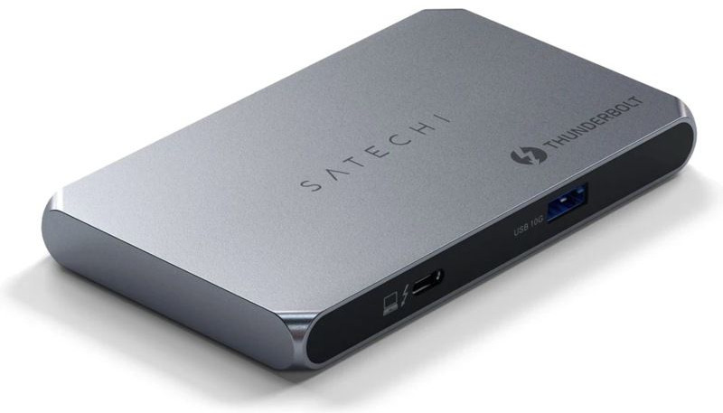 Satechi Aluminium Thunderbolt 4 Slim Hub Grey