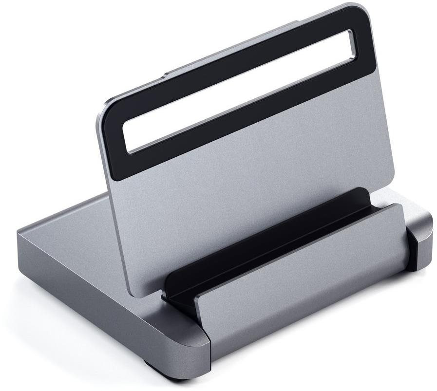 Satechi Aluminium Stand & Hub for iPad Pro (USB-C PD up to 60 W, 4K HDMI (60 Hz), USB-A,SDcard, audio 3,5 mm ) – Space Grey