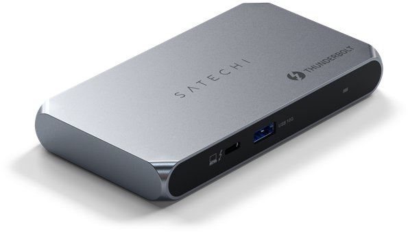 Satechi Thunderbolt 4 Slim Hub Pro 3 Strieborný