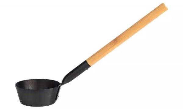 RENTO Naberačka do sauny, 43 cm, hliník/bambus
