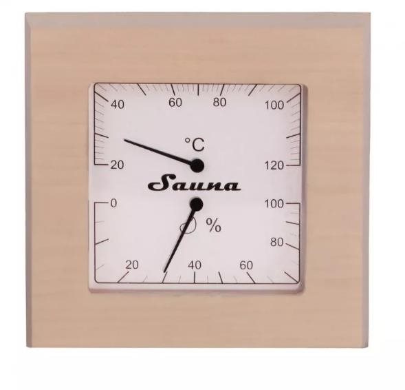 Sentiotec Teplomer s vlhkomerom, osika, štvorec