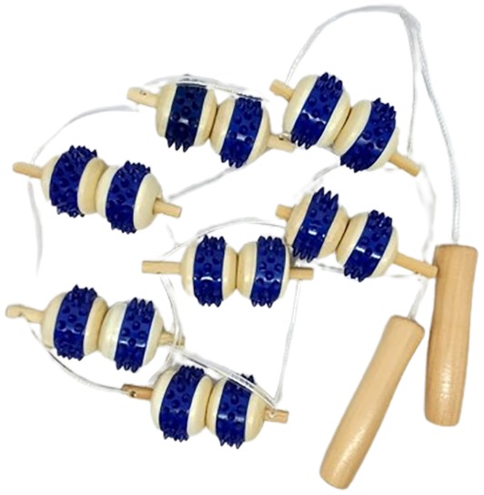 ADONIS Masážny pás do sauny drevo/guma