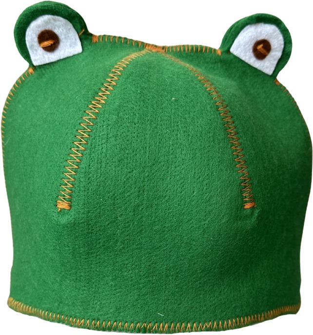 NATUR Čiapka do sauny Žaba, plsť