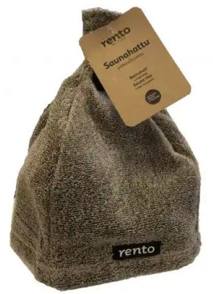 RENTO Čiapka do sauny Hnedá, bavlna/ľan