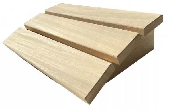 SAUNAPROJECT Podhlavník do sauny, drevený