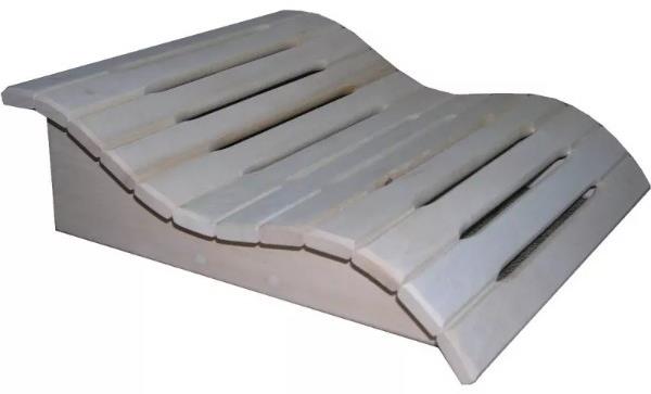 NATUR Podhlavník do sauny, drevený