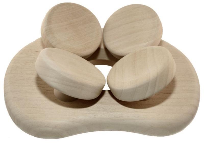 SENTIOTEC Podhlavník do sauny, drevený, ergonomický