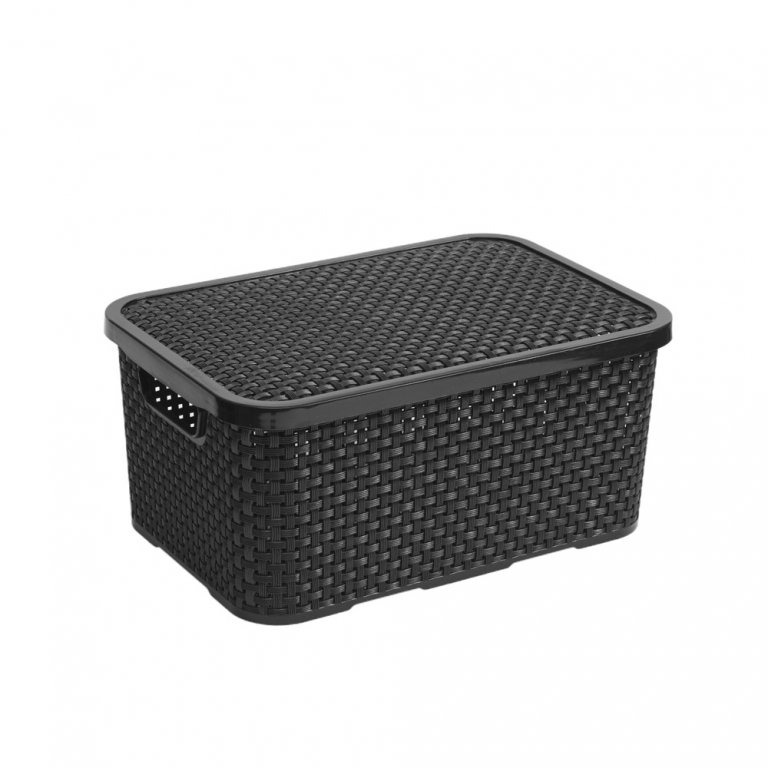 Branq Košík Rattan 10 l – antracit