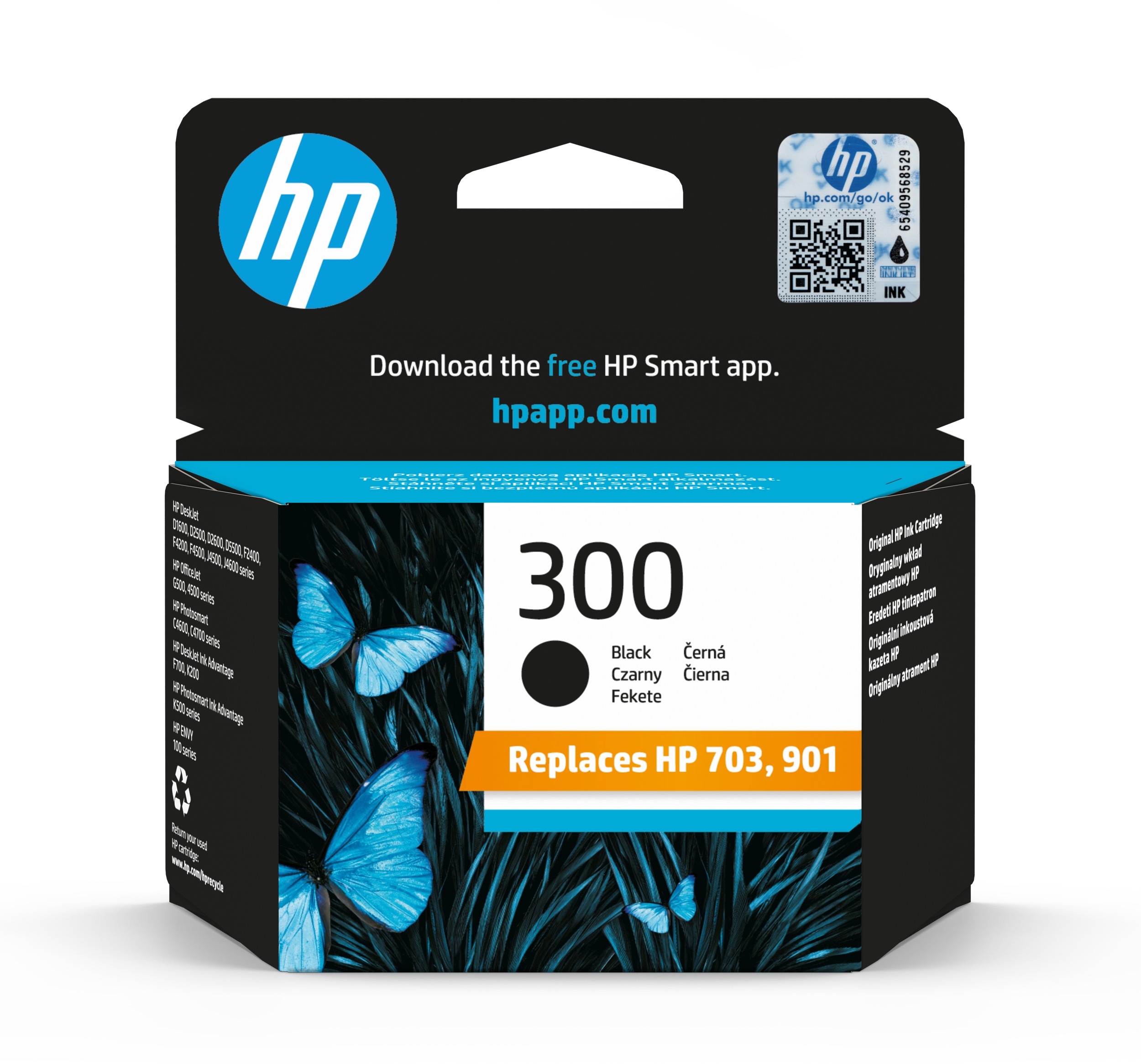 HP CC640EE č. 300 čierna
