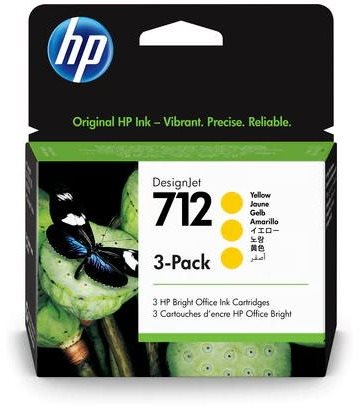 HP 3ED79A č. 712 žltá multipack