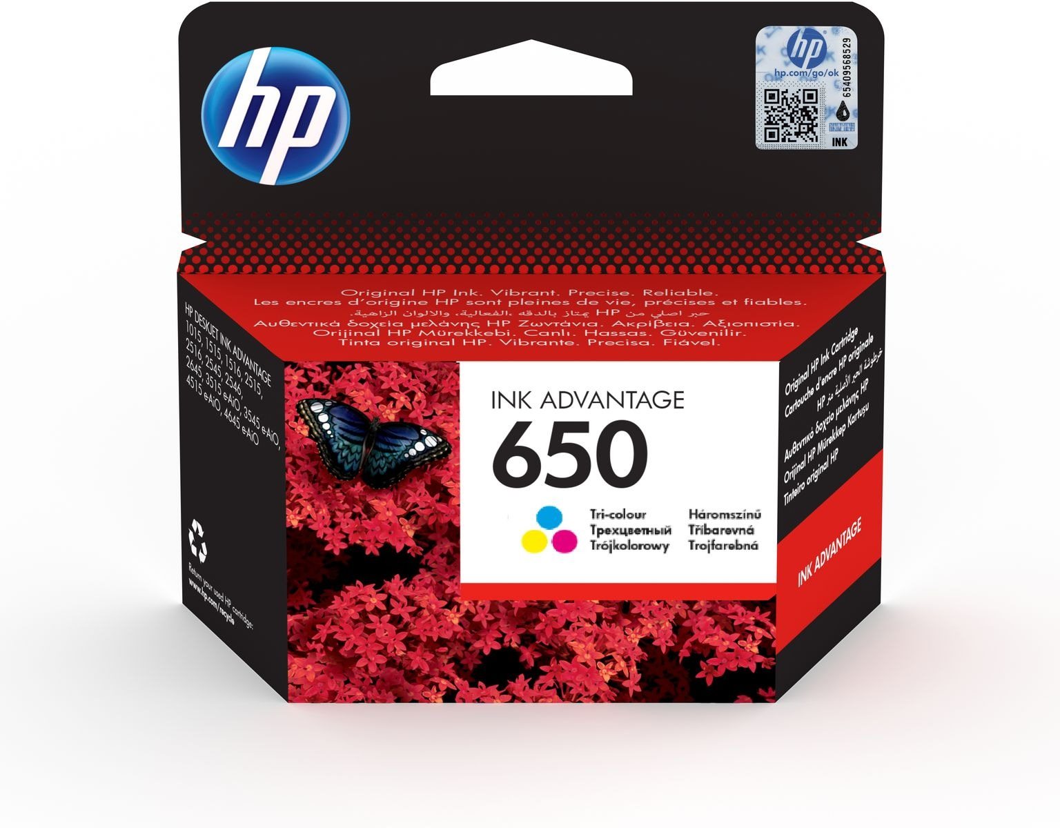HP CZ102AE č. 650 farebná