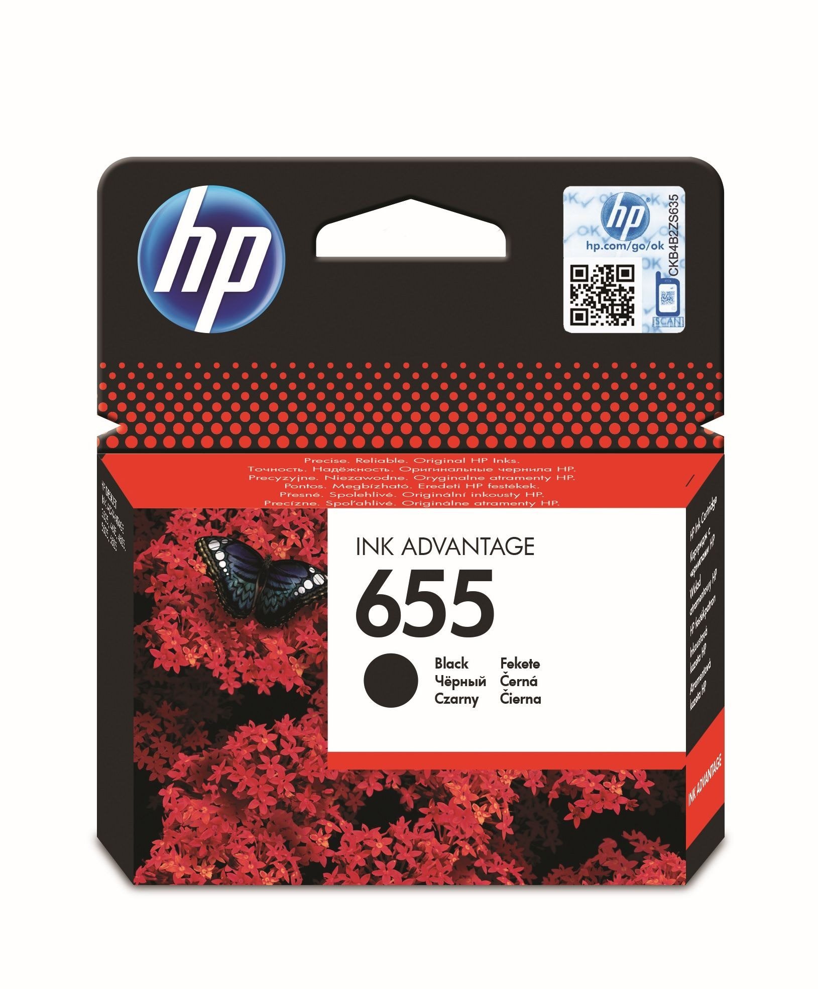 HP CZ109AE č. 655 čierna