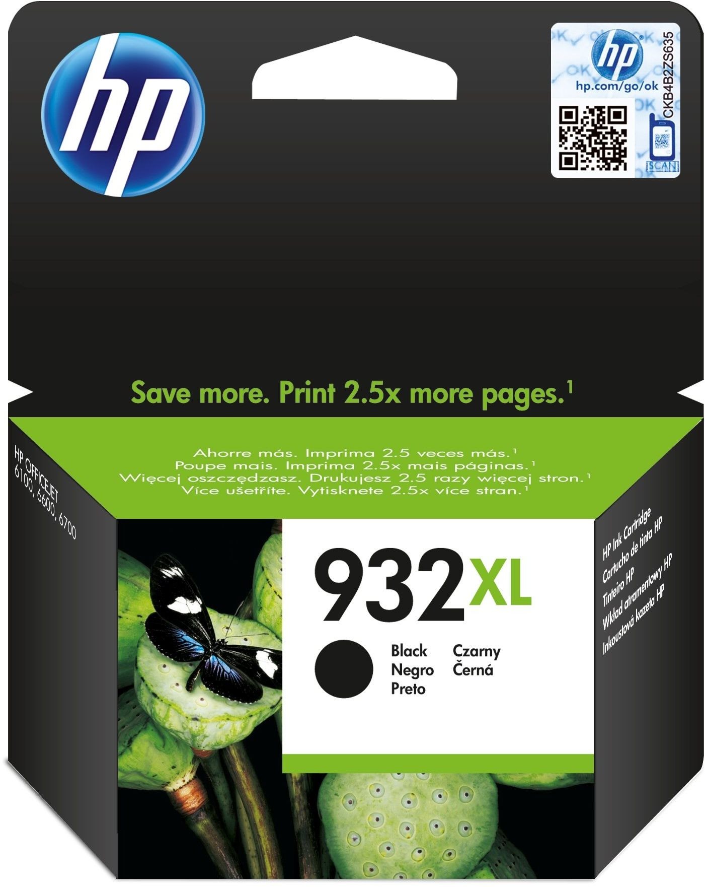 HP CN053AE č. 932XL čierna