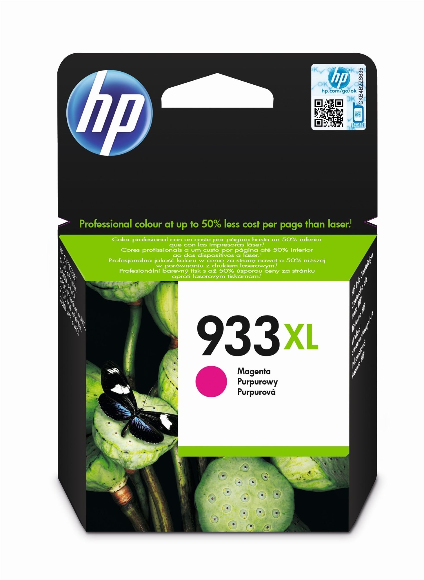 HP CN055AE č. 933XL purpurová