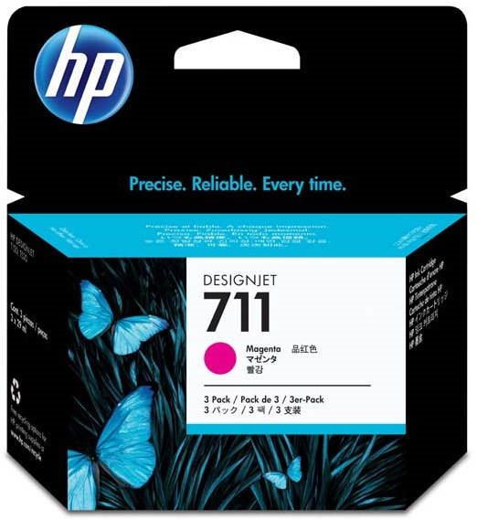 HP CZ135A č. 711 purpurová