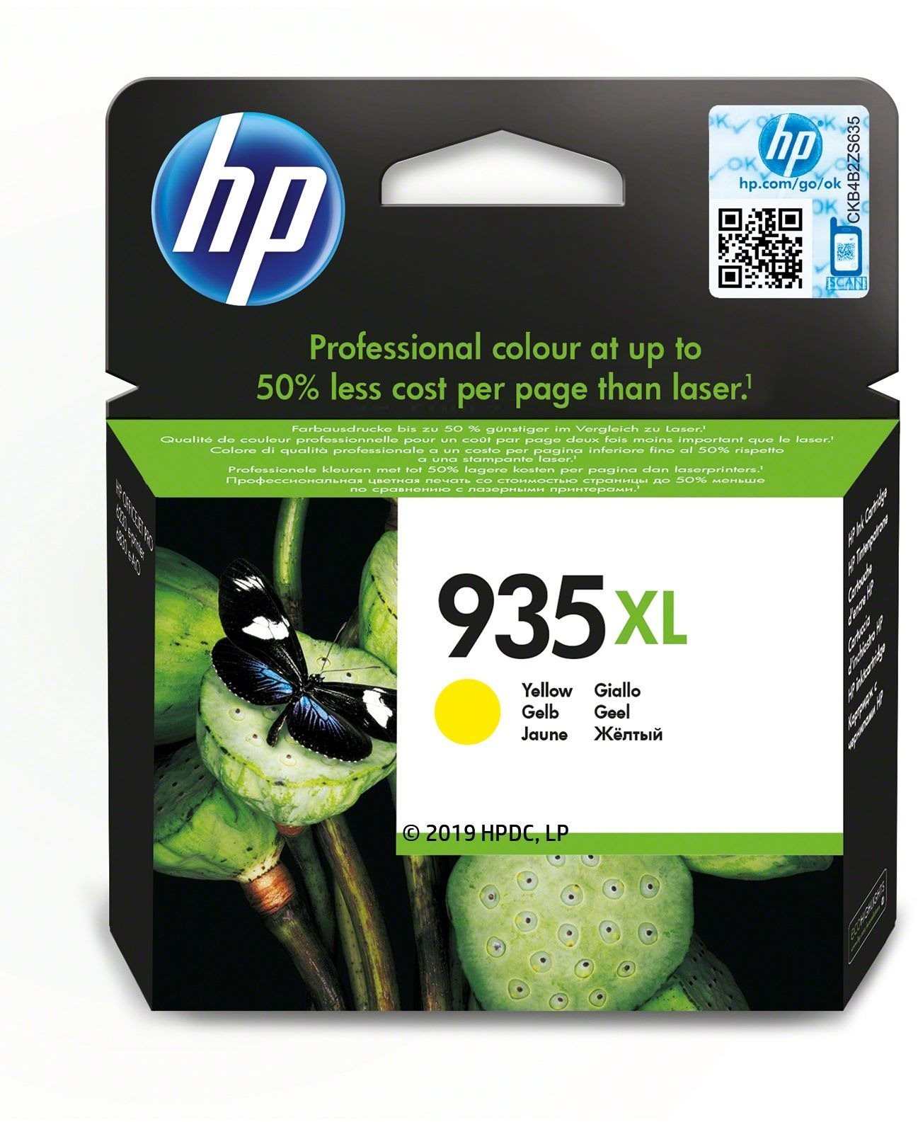 HP C2P26AE č. 935XL žltá
