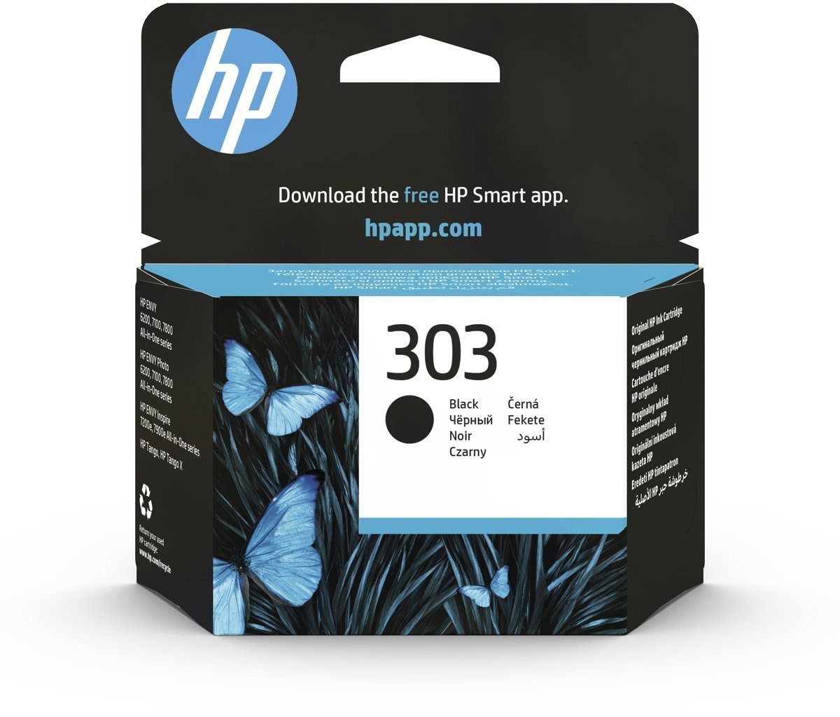 HP T6N02AE č. 303 čierna