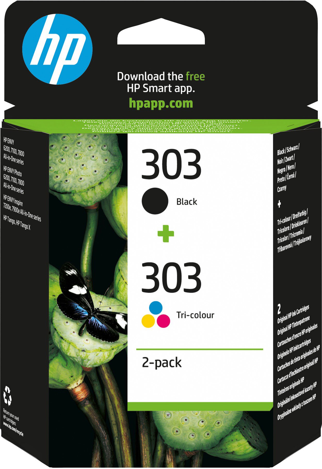 HP 3YM92AE č. 303 Multipack čierna a trojfarebná