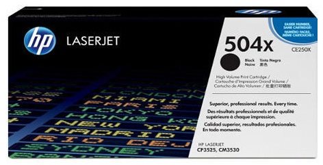 HP CE250X č. 504X čierny originálny