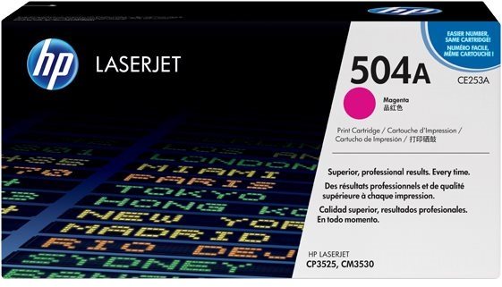 HP CE253A č. 504A purpurový originálny