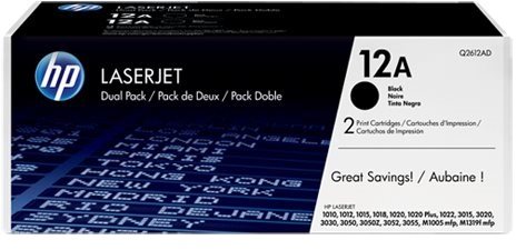 HP Q2612AD č. 12A Dual Pack čierny 2ks
