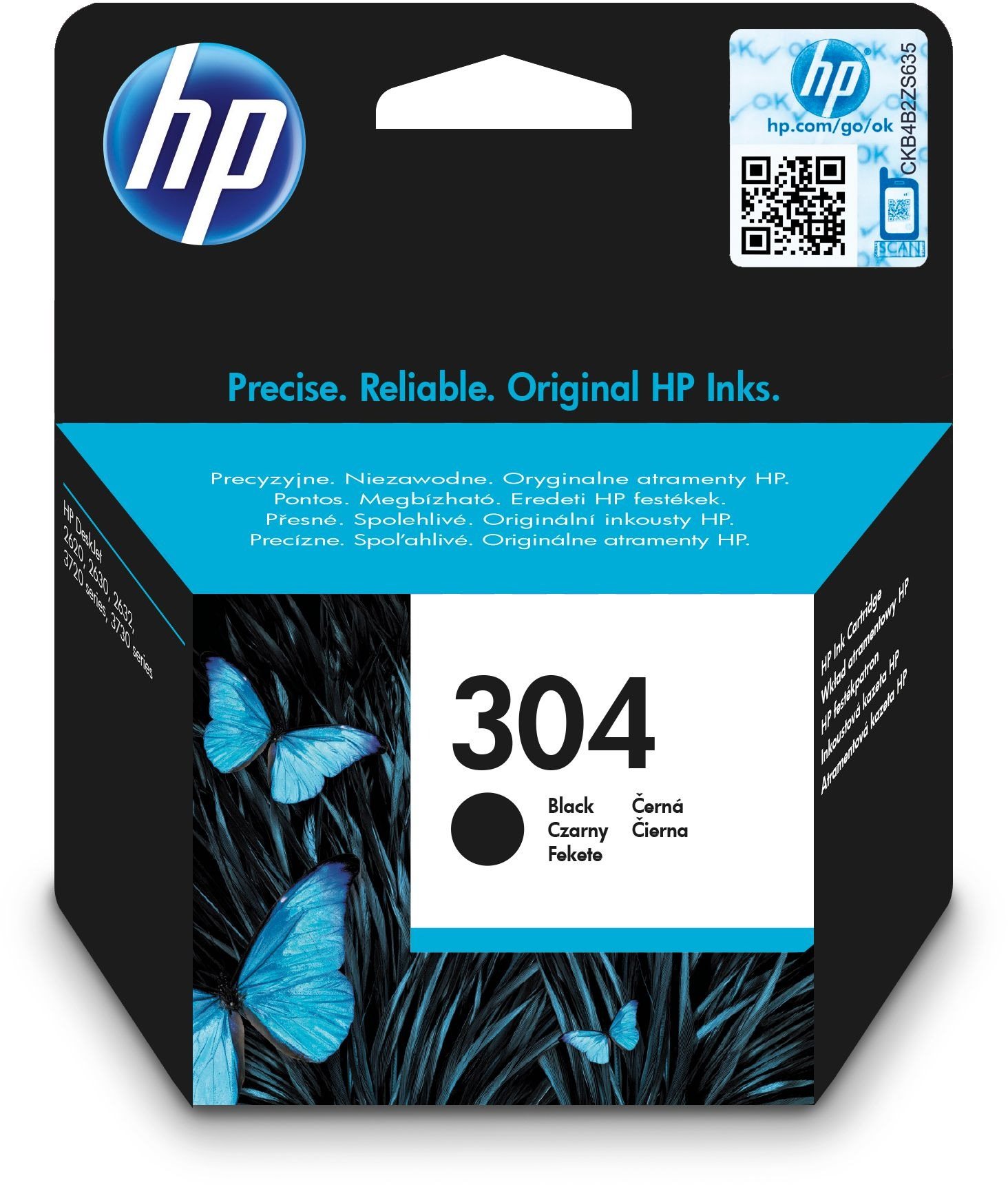 HP N9K06AE č. 304 čierna