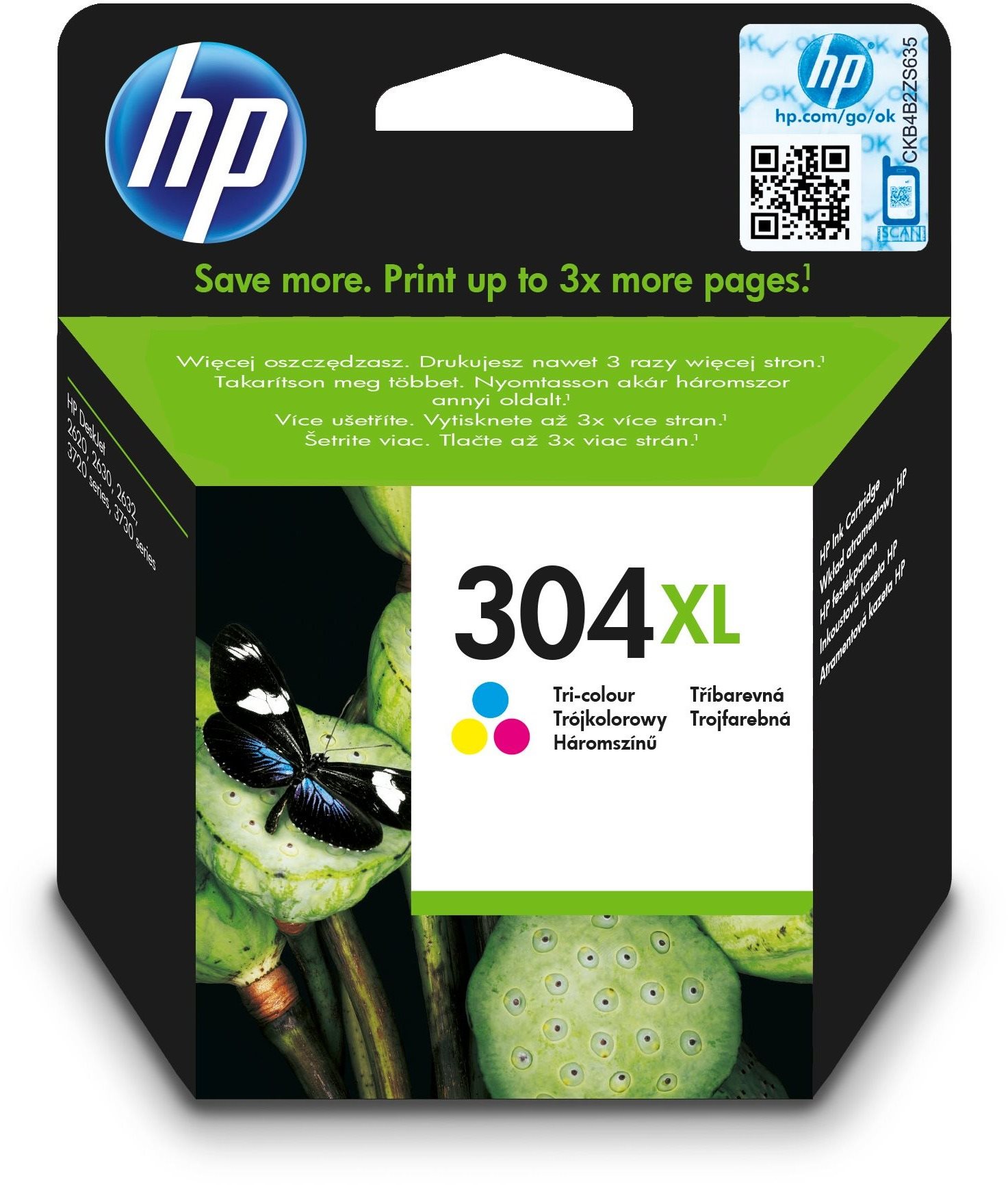 HP N9K07AE č. 304 XL Tri-color