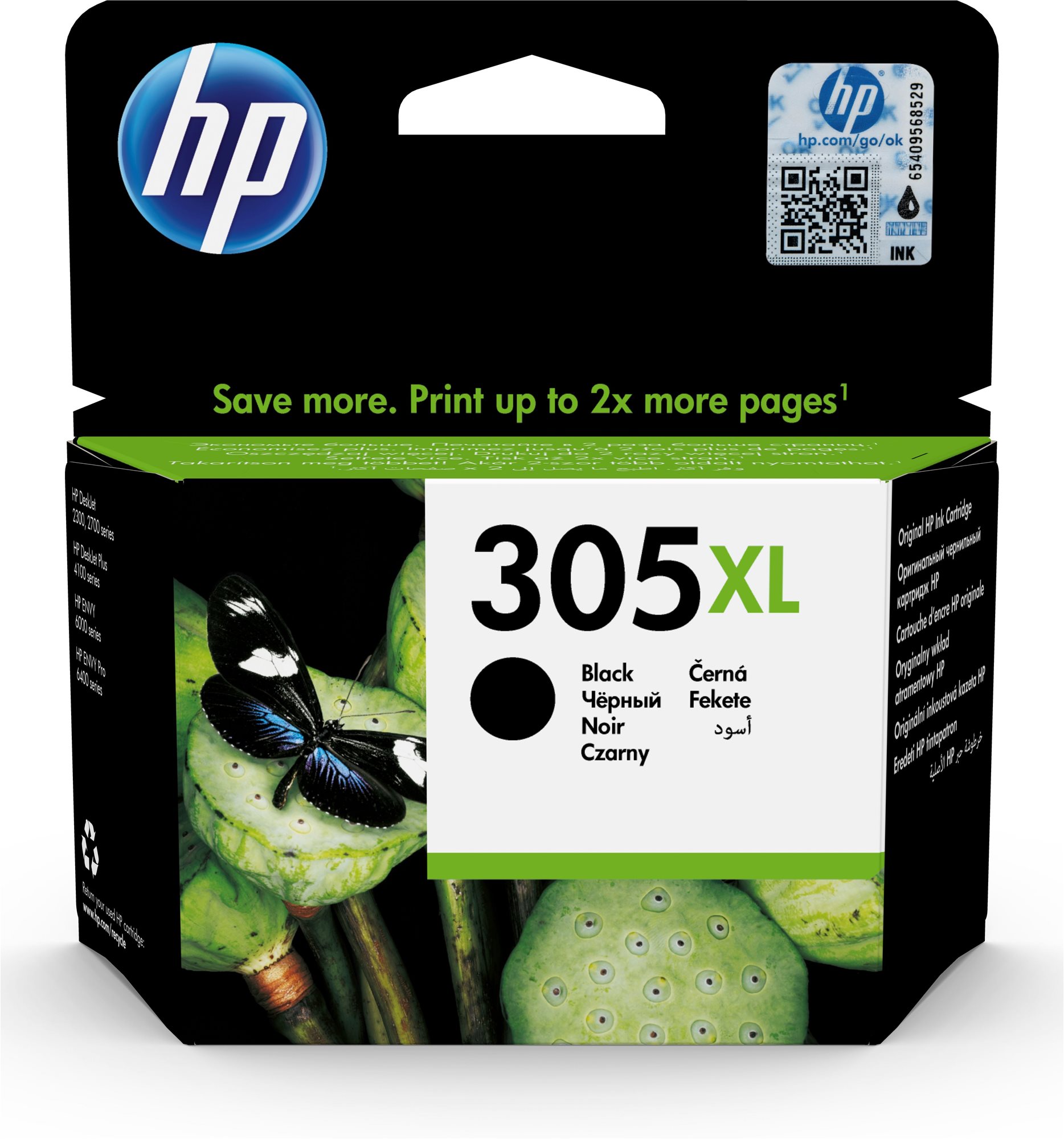 HP 3YM62AE č. 305XL čierna