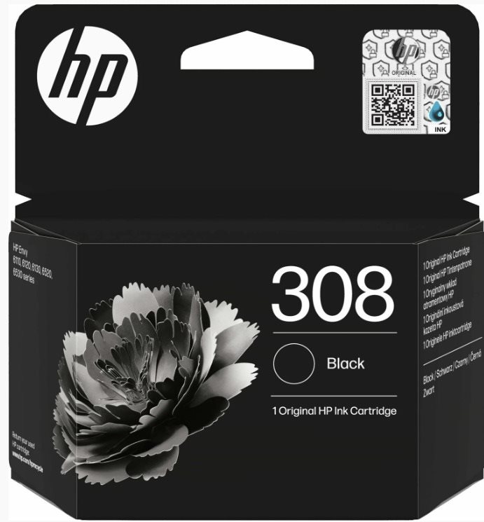 HP 7FP21UE č. 308 čierna