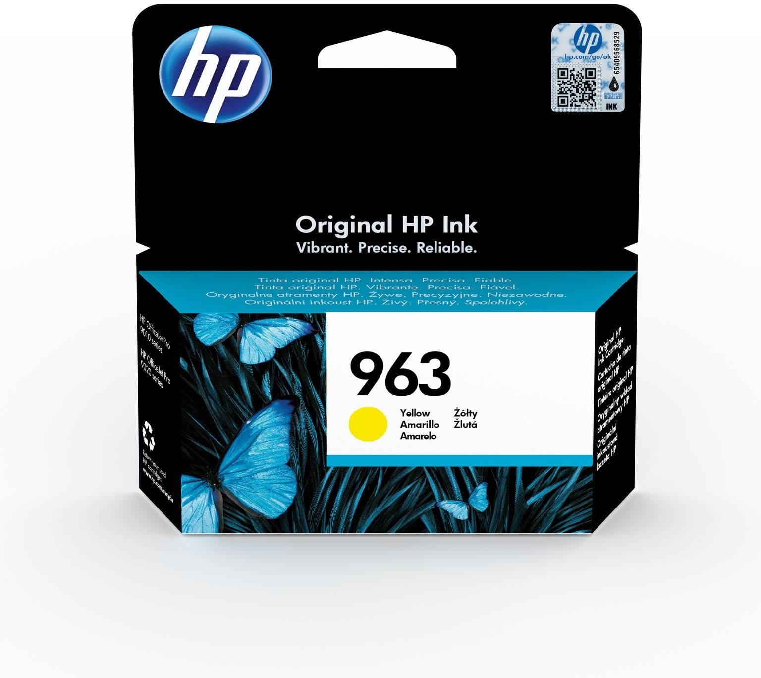 HP 3JA25AE č. 963 žltá