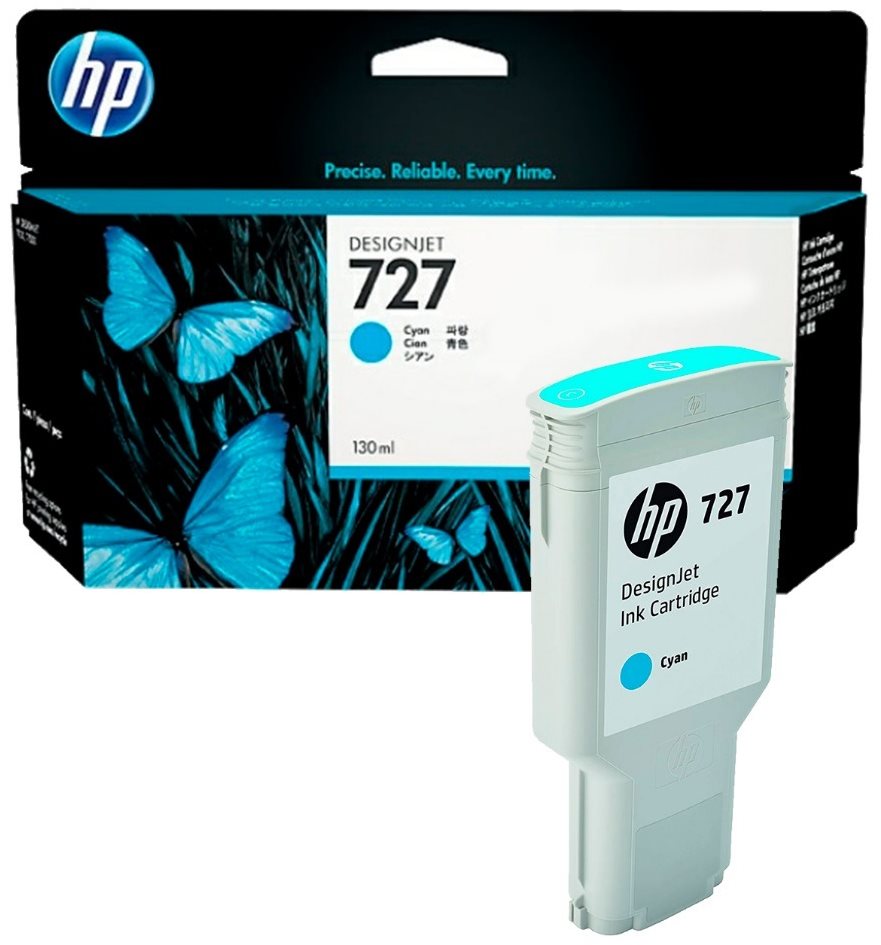 HP F9J76A č. 727 azúrová