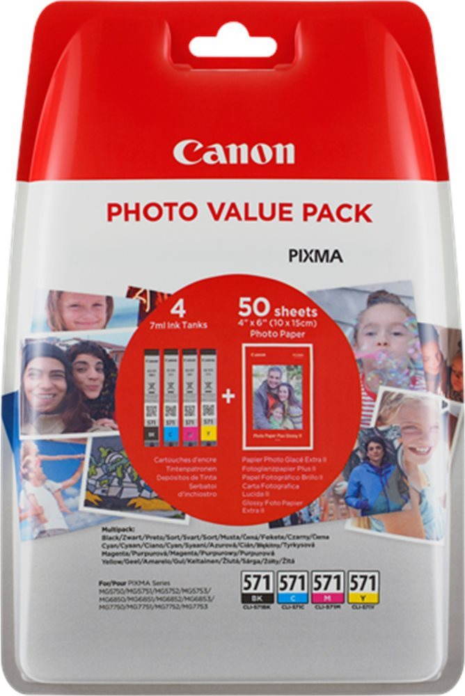 Canon XL CLI-571 C/M/Y/BK PHOTO VALUE pack
