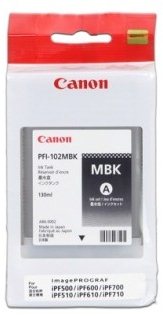 Canon PFI-102MBK matná čierna
