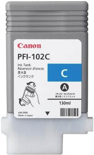 Canon PFI-102C azúrová