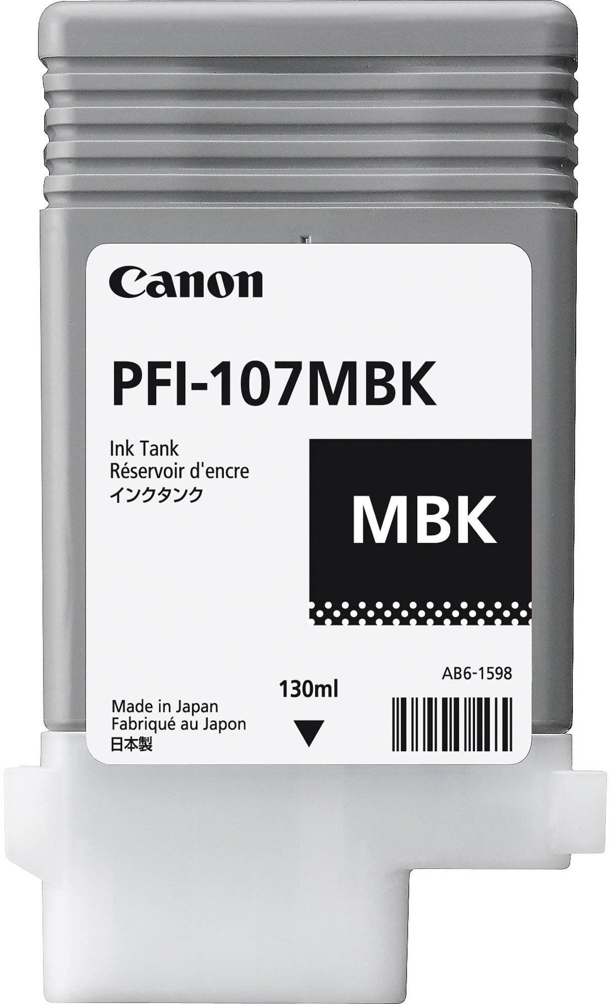 Canon PFI-107MBK matná čierna