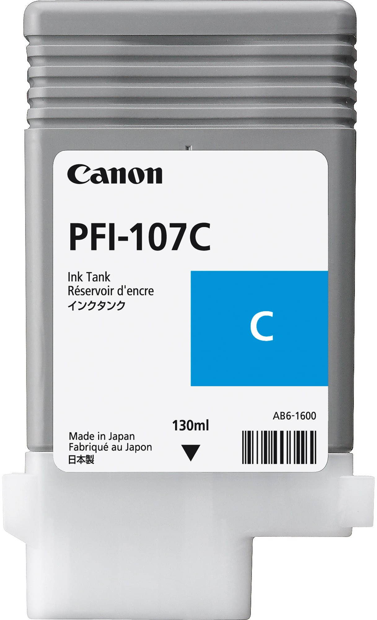 Canon PFI-107C azúrová