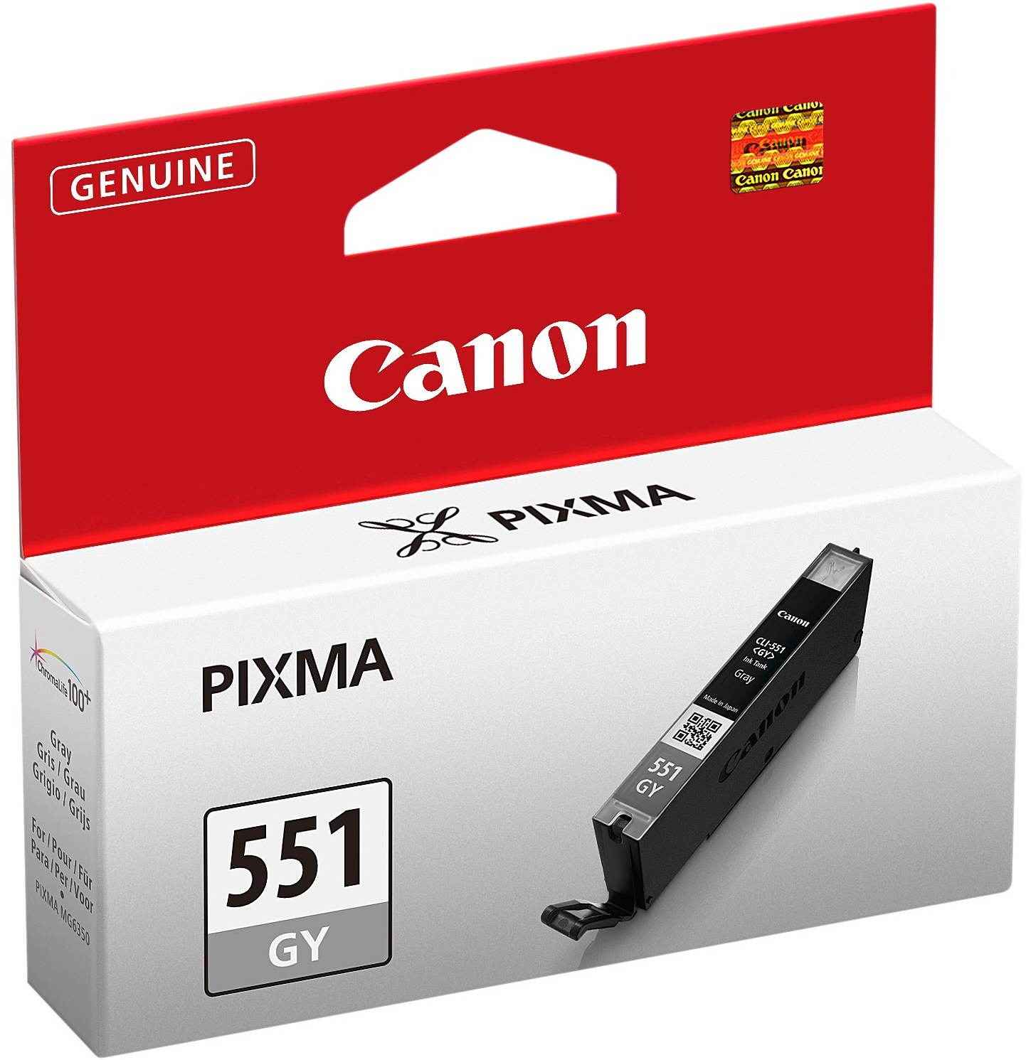 Canon CLI-551GY sivá