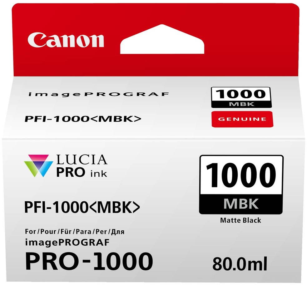 Canon PFI-1000MBK matná čierna