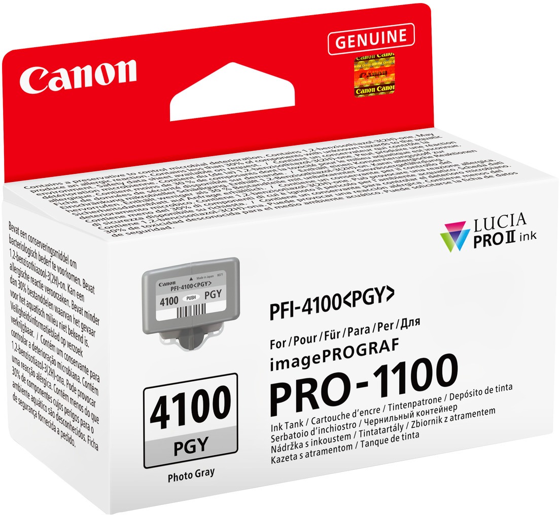 Canon PFI-4100PGY foto sivá