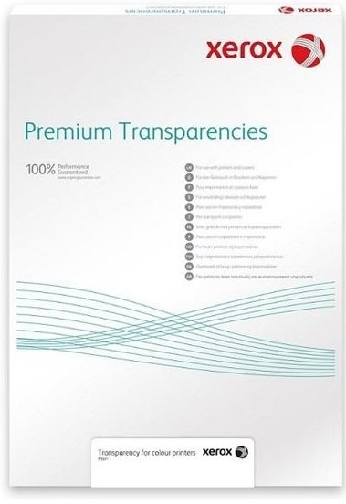 XEROX Plain Transparency for Mono, A4, 100 µ, 100 listov