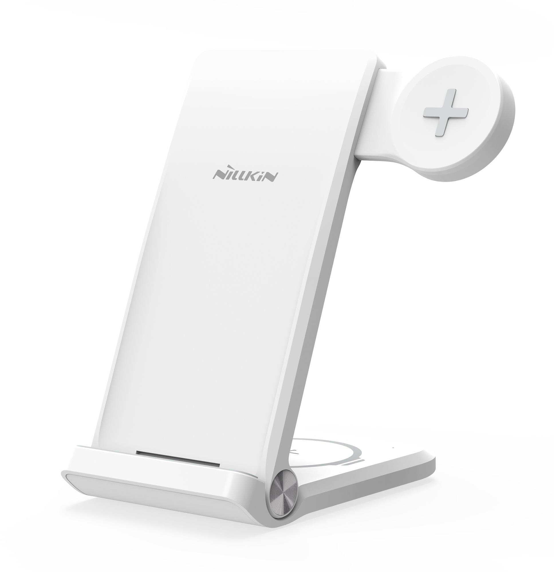 Nillkin PowerTrio 3 v 1 Bezdrôtová Nabíjačka na Samsung Watch White